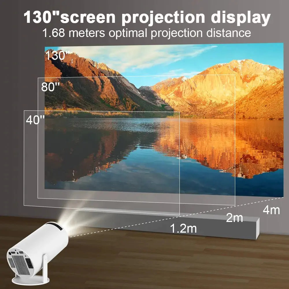 Quick Essentials Co Home Cinema Outdoor Portable Projector